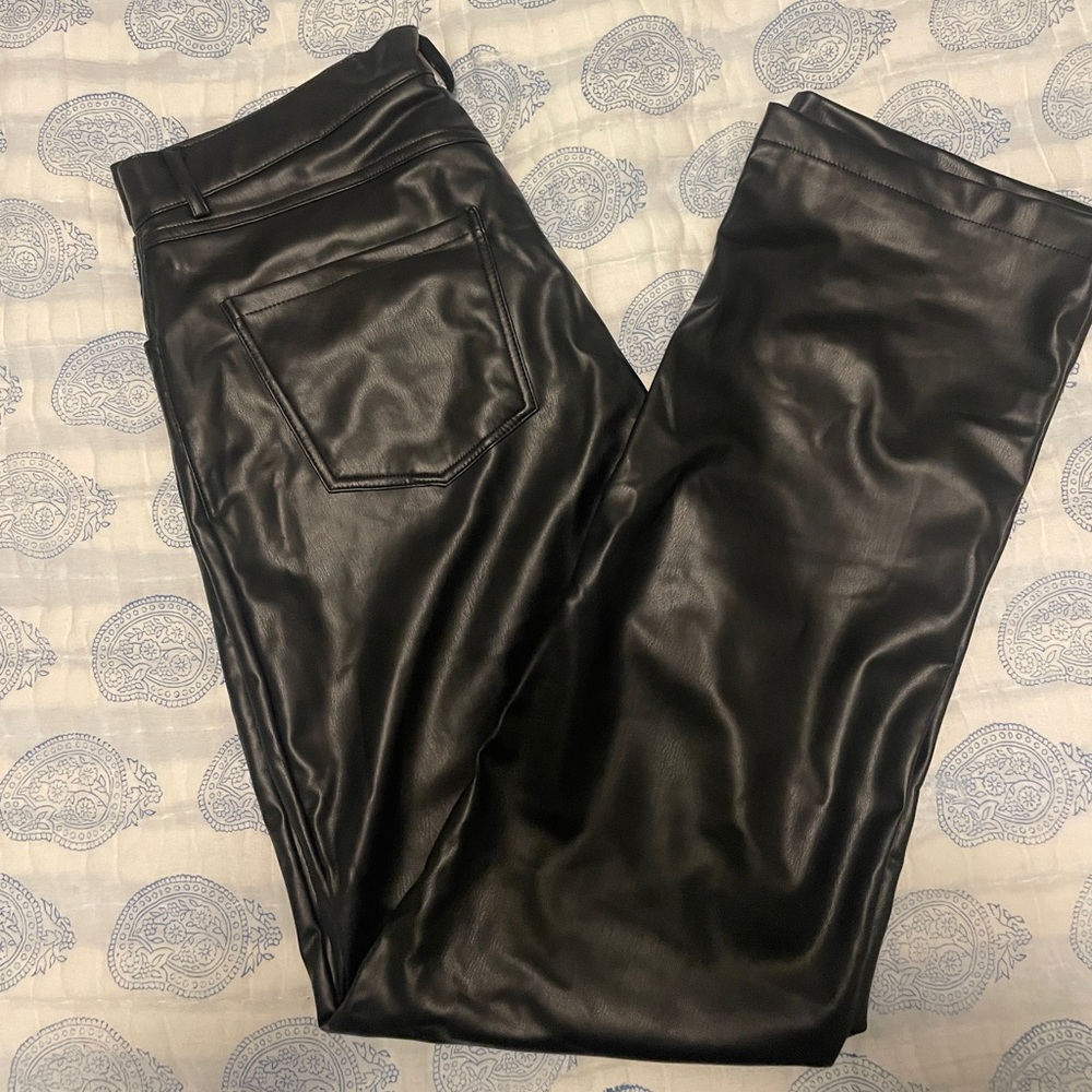 Zara Faux Leather Pants